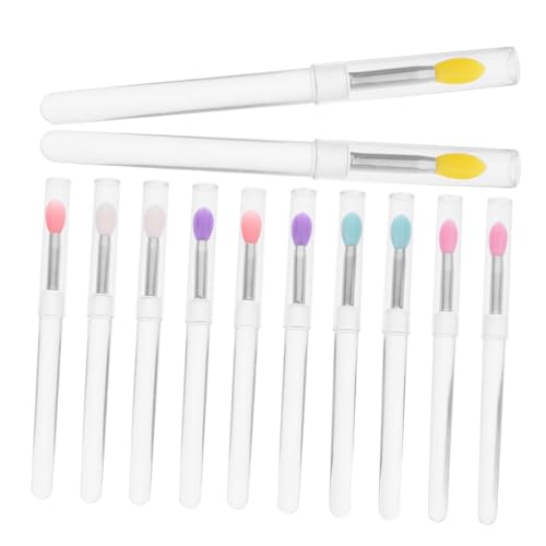 PLAFOPE Schmink Pinsel Spachtel Pinsel Make up Tragbare Lippenbürsten Set Lip Gloss Für Präzises Lippen Make up Multi Zweck Kosmetikpinsel Für Frauen Verschiedenen Farben Je von PLAFOPE