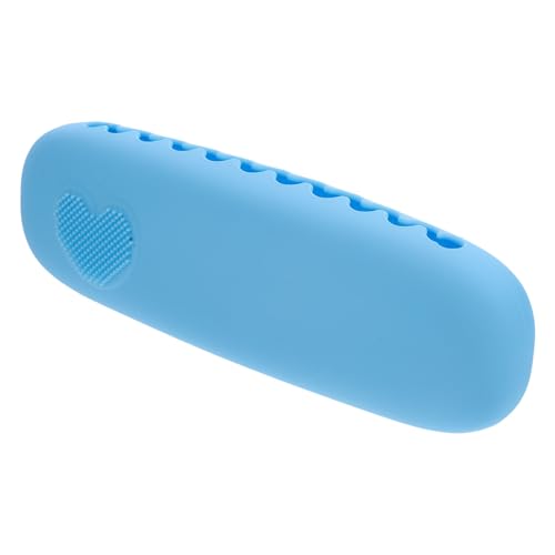 PLAFOPE Tragbare Silikon Make up Pinsel Tasche Kosmetik Organizer Leicht Kompakt Reise Kulturbeutel Damen Mädchen Aufbewahrung Pinseltasche von PLAFOPE