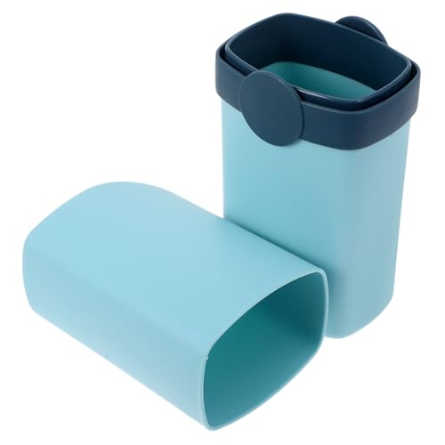 PLAFOPE Tragbarer Zahnbürstenhalter Aus Kunststoff Reise Zahnpasta Etui Zahnbürsten Organizer Für Unterwegs Leicht Und Kompakt Für Reisen Und Camping von PLAFOPE