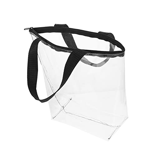 PLAFOPE Transparenter Kulturbeutel Aus PVC Reisekosmetiktasche Durchsichtige Damen-waschtasche wasserdichte Schminktasche Großkapazitiver Aufbewahrungskoffer von PLAFOPE