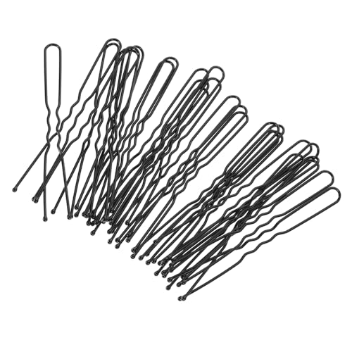 PLAFOPE 50stücke U-förmige Haarnadeln Metall Haarstäbe Für Frauen Mädchen Brötchen Sticks Haargabeln Haarschmuck Zubehör Minimalistische Haaraccessoires von PLAFOPE
