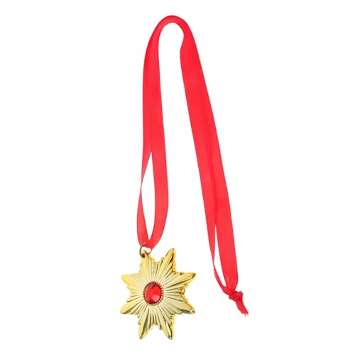 PLAFOPE Vampir Medaillon Halskette Leichtes Kunststoff Schmuck Halloween Kostüm Vampir Accessoire für Männer Karneval Cosplay Party Dekoration von PLAFOPE