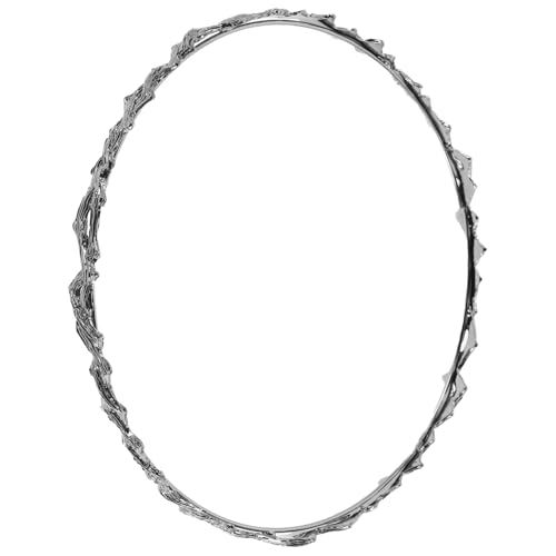 PLAFOPE Vintage Frauen Haarreifen Metall mit Wellenförmigem Design Rutschfeste Krone Geflochtene Retro Haarband für Makeup Party Alltag Komfortabel und Modisch von PLAFOPE