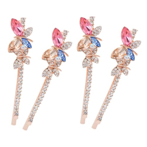 PLAFOPE Vintage Haarspangen 2er Set Damen Haarnadel Bunte Schmetterlinge Haarspangen für Frauen von PLAFOPE