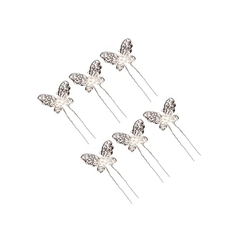 PLAFOPE Vintage-haarnadel in U-form Mit Strasssteinen Haarstab Für Damen Elegantes Braut-haar-accessoire von PLAFOPE