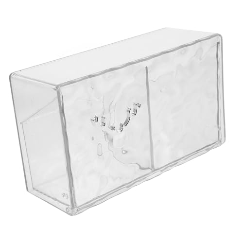 PLAFOPE Wandaufbewahrungsbox Aus Haustiermaterial Aufbewahrungsbehälter Für Wattepads Hülle Für Wattepads Organizer Für Wattebausch Einfacher Zugriff von PLAFOPE