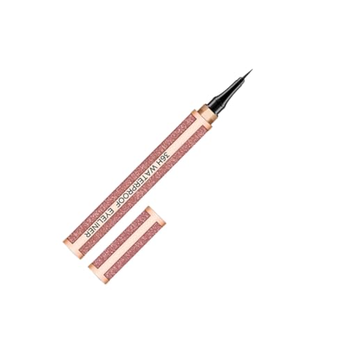 PLAFOPE Wasserfester Flüssig Eyeliner Rotkorallen Orange Schnelltrocknender Präziser Make Up Stift mit Flüssiger Wischfester Textur für Definierte Geschmeidige Augenlinien bei Frauen von PLAFOPE