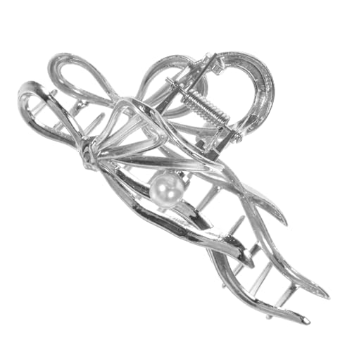 PLAFOPE Elegante Flauschige Haarspange Mit Schmetterling Für Damen Große Metallspange Dekoratives Haar-accessoire Für Mädchen Keine Schmerzen Für Dünnes Oder Dickes Haar 1 Stück von PLAFOPE