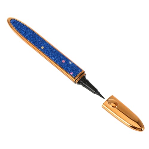 PLAFOPE Diamond Glitter Flüssig Eyeliner Selbstklebend Kleber Für Anfänger Und Langlebig Und Praktisch Mit Funkelnden Blauen Glitzerpartikeln von PLAFOPE