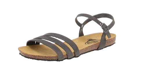 PLAKTON 575080 Mam Alou Apure - Damen Schuhe Sandaletten - Gris, Größe:37 EU von PLAKTON