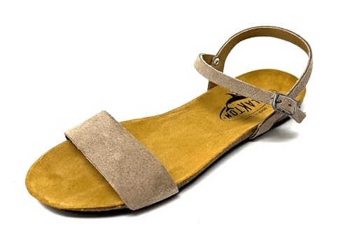 PLAKTON - Damen - Sandale - Mam Ambo - Afelpado - Piedra 304 SA - 42 von PLAKTON