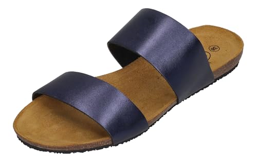 PLAKTON Damenschuhe Pantoletten - MAM BENIN 576315 - ocean, Größe:40 EU von PLAKTON