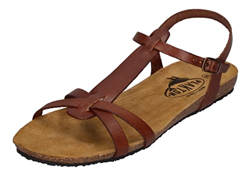 PLAKTON Damenschuhe - Sandalen MAM Coco 575412 - Camello, Größe:38 EU von Plakton