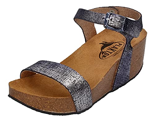 PLAKTON Damenschuhe Sandaletten - SO KISS 273023 - azul, Größe:39 EU von PLAKTON