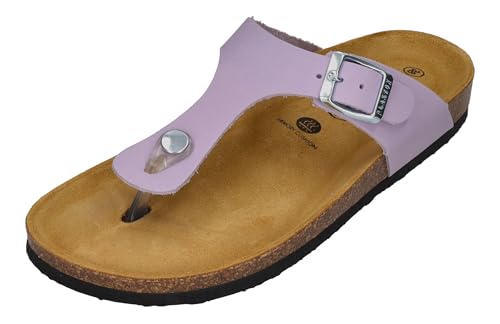 PLAKTON Damenschuhe Zehentrenner - BOLERO 181671 - glicine, Größe:40 EU von PLAKTON