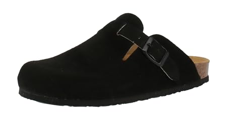 PLAKTON Herrenschuhe Clogs Blog Afelpado 171539 Negro, Größe:46 EU von PLAKTON