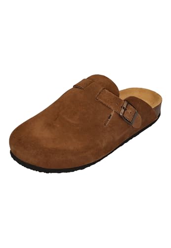 PLAKTON Herrenschuhe Clogs Blog Afelpado 171539 Tostado, Größe:42 EU von PLAKTON