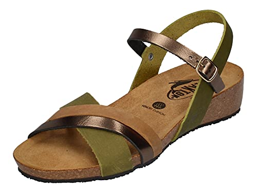 Plakton Sandaletten - Norte 775895 - Metal lux kaki, Größe:38 EU von Plakton