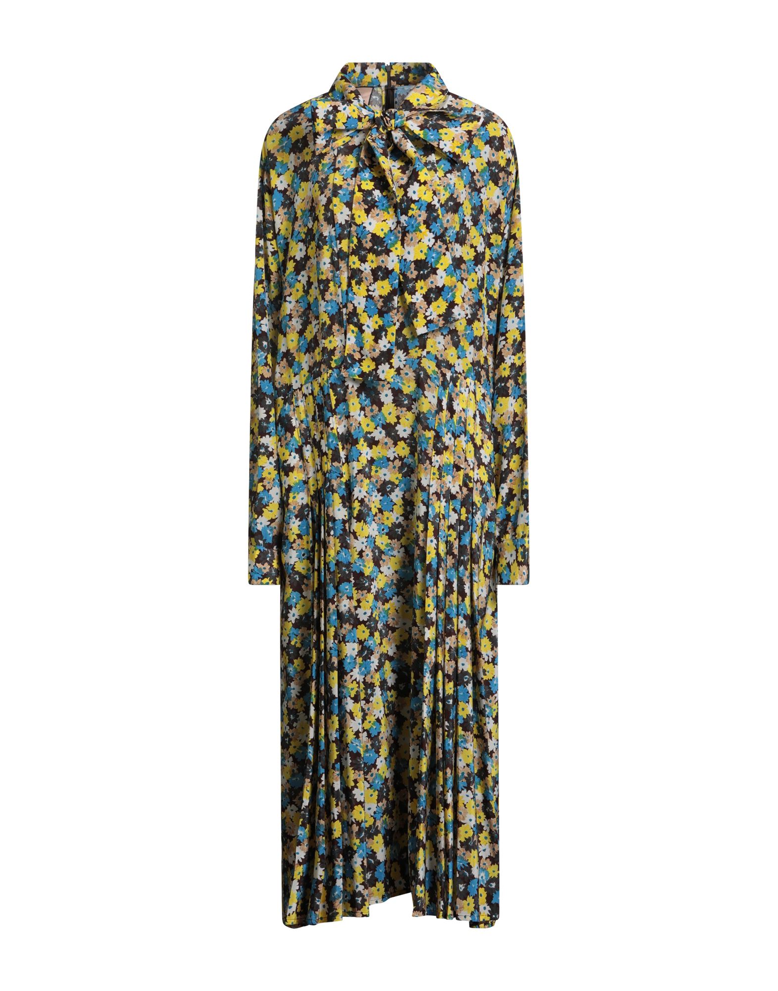 PLAN C Midi-kleid Damen Gelb PLAN C Midi-kleid Damen Gelb von PLAN C
