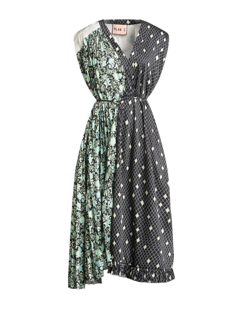 PLAN C Midi-kleid Damen Schwarz von PLAN C