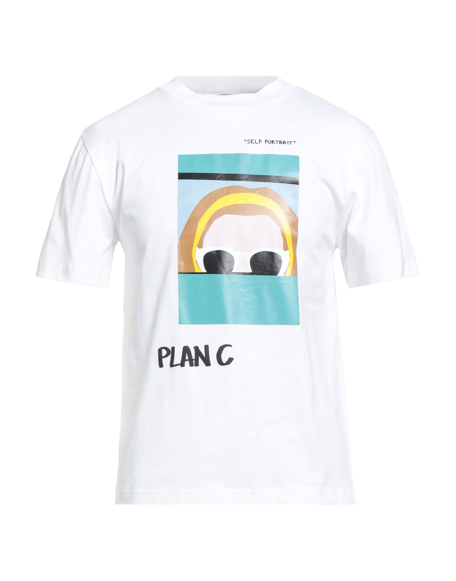 PLAN C T-shirts Herren Weiß von PLAN C