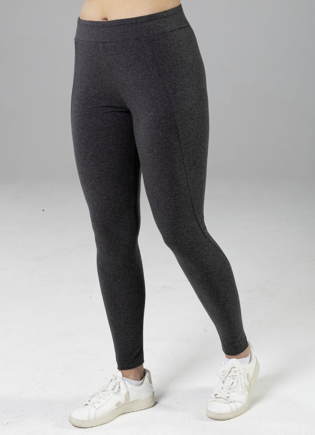 Leggings von „Plantier“ in 3 Farben, Anthrazit Meliert, Größe 36 von PLANTIER