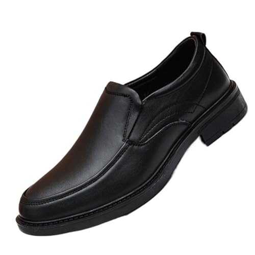 PLASMOVO Lässige Lederschuhe for Herren, Loafer Mit Weicher Sohle, Formelle Business-Schuhe, Arbeitsschuhe Mit Flachem Mund (Color : 2035feet, Größe : 39 EU) von PLASMOVO