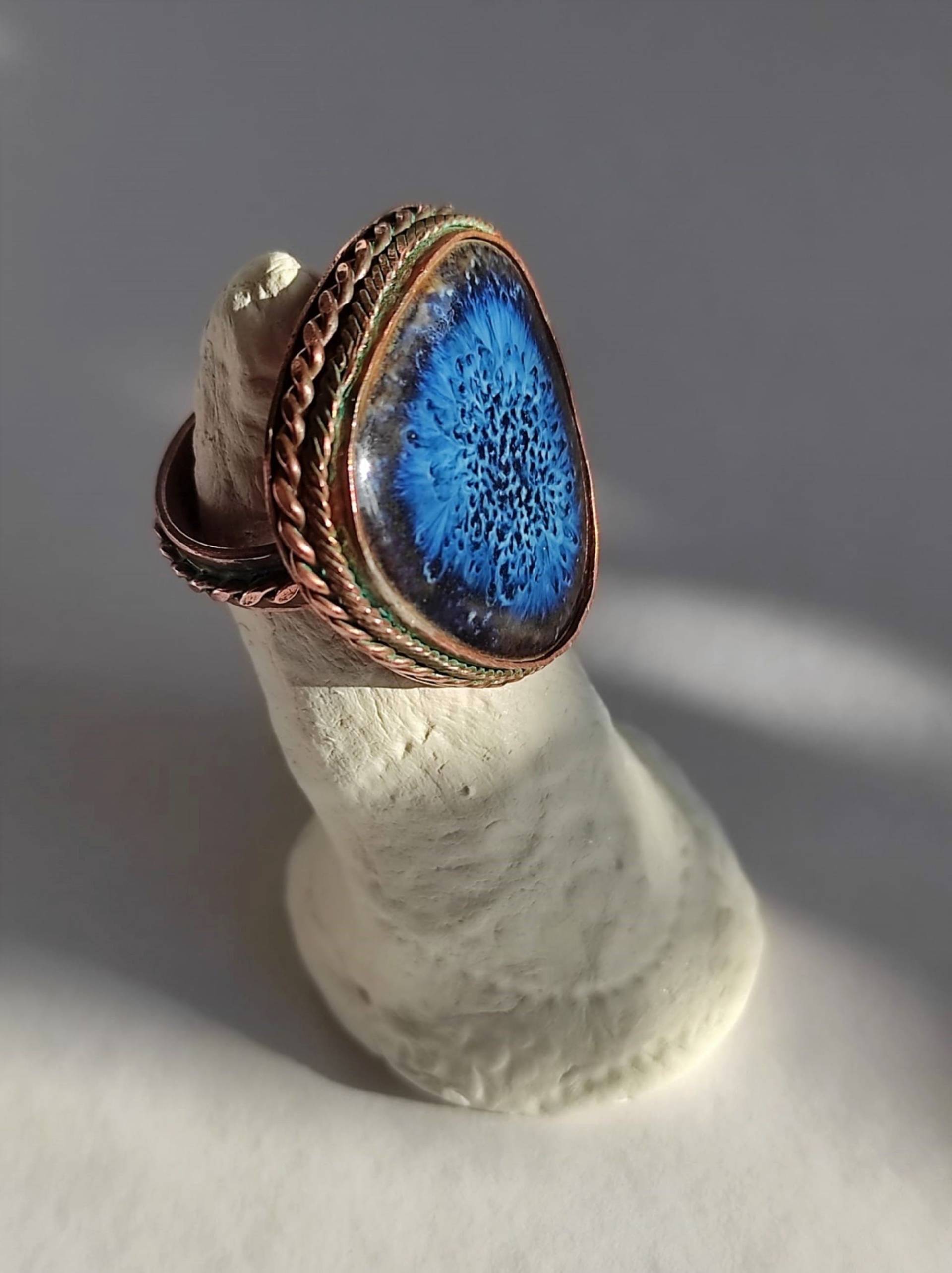 Kupferring/Massiver Ring Boho Keramikschmuck Kupferring/Massiver Ring Boho Keramikschmuck von PLATABRUTA
