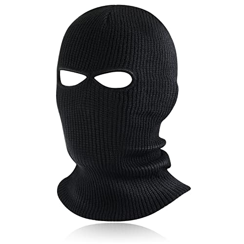 PLATEYTR Ski Maske Balaclava Winter Gestrickte Sturmhaube Warme Gesichtsabdeckung für Radfahren Skifahren Outdoor Sports von PLATEYTR