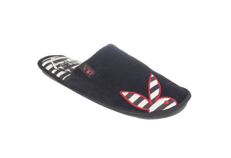 PLAYBOY Playboy Herren Hausschuhe Schwarz Hausschuh von PLAYBOY