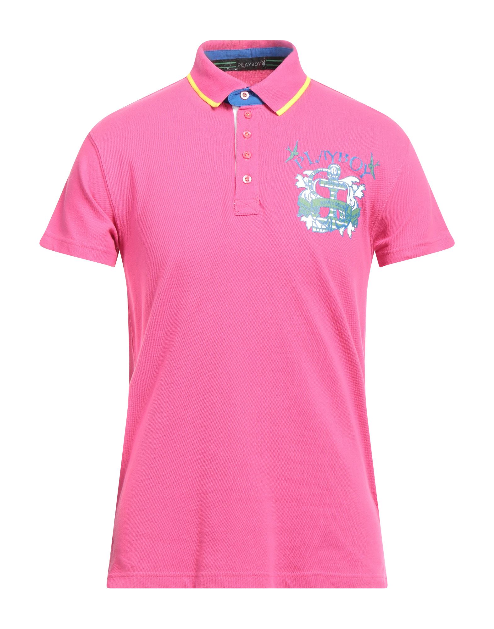 PLAYBOY Poloshirt Herren Fuchsia von PLAYBOY