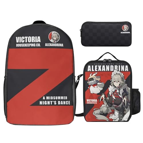 PLAYDOM Zenless Zone Zero Billy Kid VonLycaon Tragetasche Rucksack 3Pcs (Alexandrina) von PLAYDOM