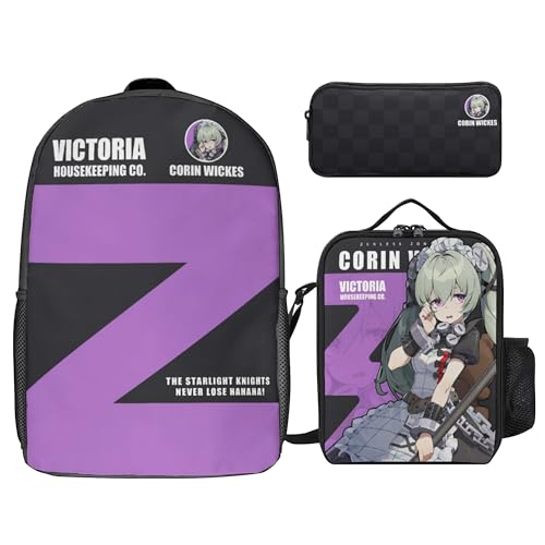 PLAYDOM Zenless Zone Zero Billy Kid VonLycaon Tragetasche Rucksack 3Pcs (Corin Wickes) von PLAYDOM