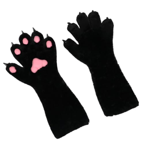 Cosplay Pfoten Handschuhe Für Thema Party Animation Handschuhe Winter Fursuit Hand Wärmer Rolle Spielen Party Plüsch Klaue Handschuhe von PLCPDM