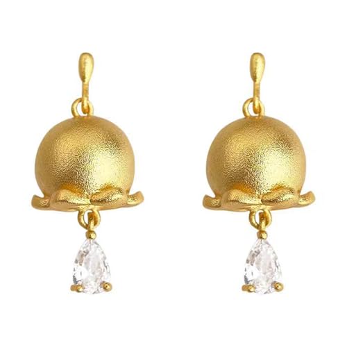 Elegante Neue Chinesische Stile Goldene Lilien Der Valley Tröpfchen Ohrringe Bequeme Legierungsschmuck Für Trendige Frauen Bequeme Leichtmetallblumenohrringe Ohrringe von PLCPDM