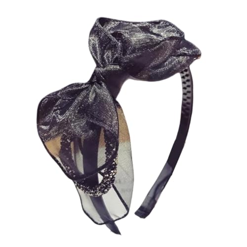 Flapper Netz-Haarreif mit Fliege für weibliche Haarstyling-Ornamente, eleganter Kopfschmuck von PLCPDM