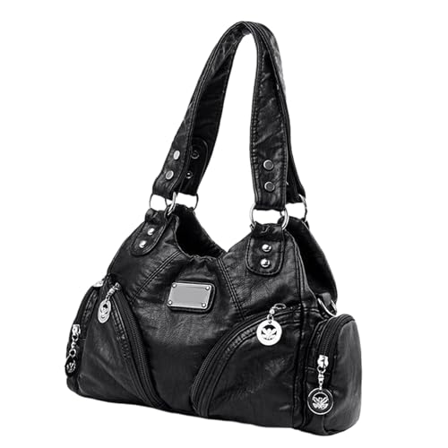 Frauen Bag Trendy Schulter Retro Handtasche Mode Crossbody Top PU Leder Pendeln Frauen Schulter Mode Crossbody Top Retro Handtasche von PLCPDM