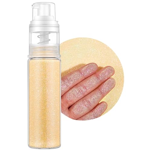 Haar Körper Glitzerspray Make Up Spray Glitzer Körperspray Puder Make Up Spray Funkelndes Bühnenparty Make Up von PLCPDM