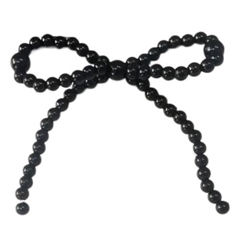 Haarspange, Dekoration, Perlen, Schleife, Applikationen, handgefertigte Materialien, Basteln, Haarnadel, Kleidung, Seitenclip von PLCPDM