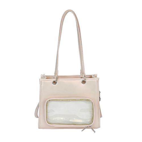 Itabag Umhängetasche mit Anime-Display, Handtasche, für Damen und Mädchen, modisch, transparent, a, One Size von PLCPDM