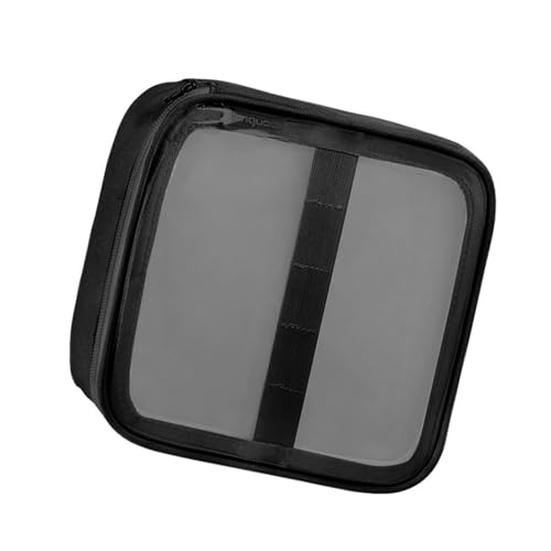 Marker-Tragetasche mit hoher Kapazität, 108 Kapazität, Marker-Tragetasche mit Griff für Gelstift-Organizer, Tasche, tragbares Federmäppchen, Schwarz von PLCPDM
