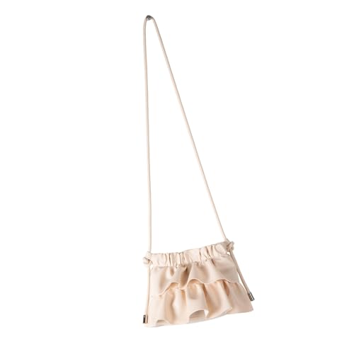 Modische plissierte Umhängetasche für Damen, PU-Leder, Schultertasche, koreanischer Stil, Kuriertasche, Koreanischer Stil, Schulterfalten, Umhängetasche, PU-Ledereimer, beige, One Size Modische plissierte Umhängetasche für Damen, PU-Leder, Schultertasche, koreanischer Stil, Kuriertasche, Koreanischer Stil, Schulterfalten, Umhängetasche, PU-Ledereimer, beige, One Size von PLCPDM