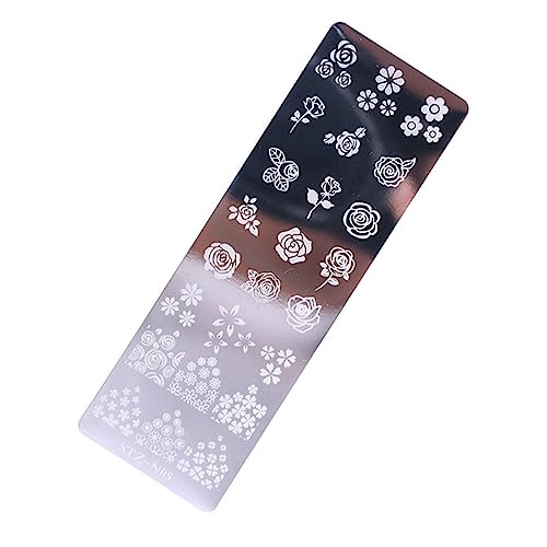 Nagelkunst Bild Stempelschablone Blumen Schmetterlings Nagellack Stempel Maniküre Schablonen Für Heimwerker Zuhause Oder Salon von PLCPDM