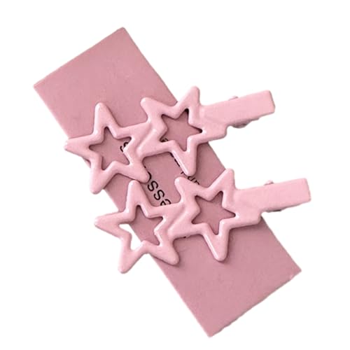 PLCPDM 1 Paar Haarspangen in Sternform, Hot Girls Entenschnabel-Stern, Haarspange für Damen, Pferdeschwanz-Haarspange von PLCPDM