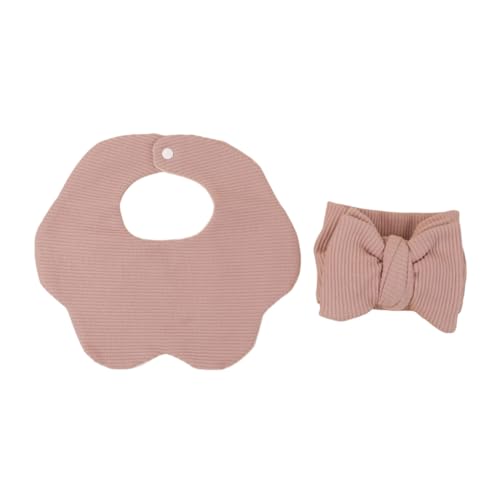PLCPDM Baby-Lätzchen mit Stirnband, Baby-Lätzchen mit Haar-Accessoire, Baumwoll-Lätzchen und Stirnband, Upgrades für Mädchen PLCPDM Baby-Lätzchen mit Stirnband, Baby-Lätzchen mit Haar-Accessoire, Baumwoll-Lätzchen und Stirnband, Upgrades für Mädchen von PLCPDM