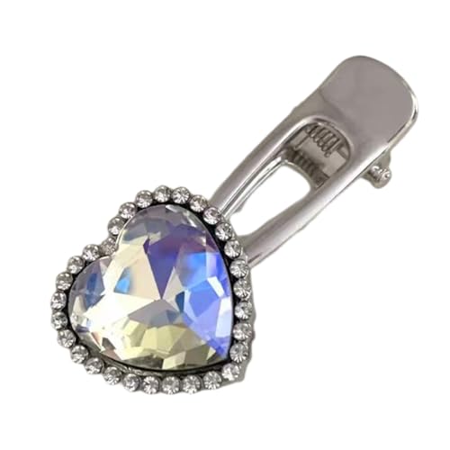 PLCPDM Bling Haarspange Haarspange Dekorative Herz Schmetterling Haarspangen Metall Entenschnabel Haarschmuck für Frauen Mädchen von PLCPDM