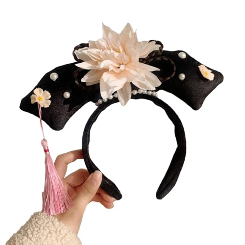 PLCPDM Chinesischer Prinzessinnen-Haarreif für chinesische Motto-Partys und Festivals, Halloween, chinesische Prinzessinnen-Kopfschmuck von PLCPDM