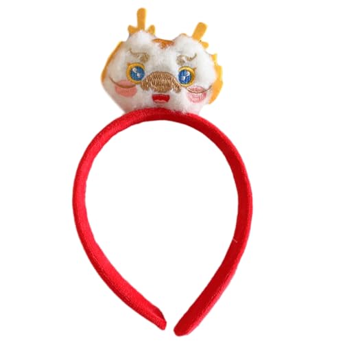 PLCPDM Chinesisches Neujahrs-Stirnband/Drachenform, Haarklammer, Einkaufs-Haarschmuck für Damen, hoher Pferdeschwanz, Slip-Haarnadeln von PLCPDM