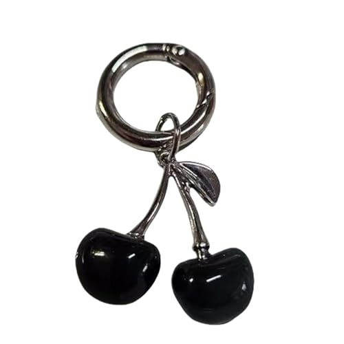 PLCPDM Elegant Sturde Alloy Lovely Cherrys Charme Anhänger Lock Keyring Fashion Accessoire Für Stilvolle Mädchen Frauen Damen Damen PLCPDM Elegant Sturde Alloy Lovely Cherrys Charme Anhänger Lock Keyring Fashion Accessoire Für Stilvolle Mädchen Frauen Damen Damen von PLCPDM
