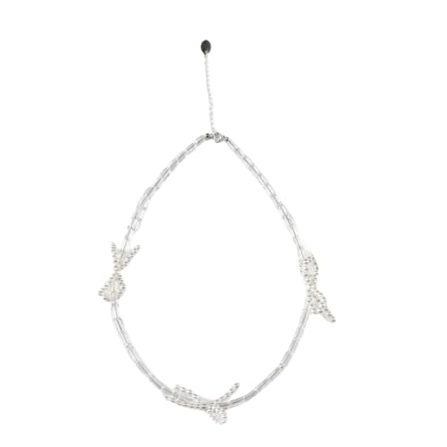PLCPDM Elegante Choker Halskette Zarte Damen Halskette Schmetterling Anhänger Halsketten Halsband für Frauen und Mädchen, Wie abgebildet von PLCPDM